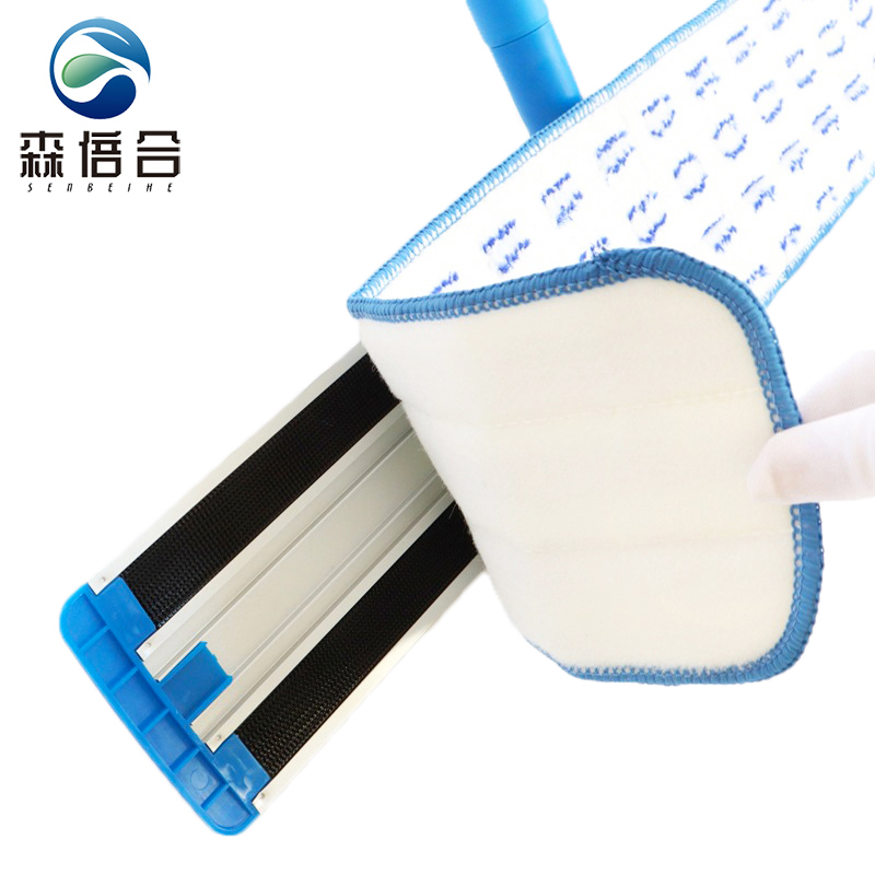 森倍合 铝合金平板拖把大拖布尘推平拖 60cm/把高清大图