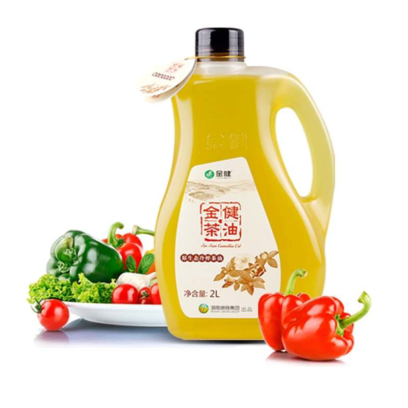 金健生态冷榨茶油2L