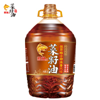 鲤鱼牌川香小榨风味菜籽油5L 非转基因物理压榨食用植物菜子油