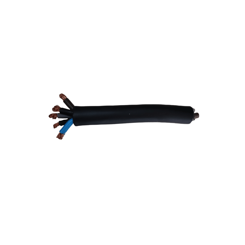 津达线缆 3+2芯防水橡套电缆电压300/500V YC3*6mm²+2*4mm² 米图片