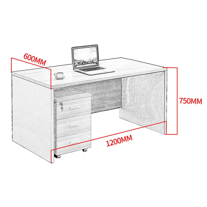 域赢职员桌办公桌屏风员工桌工作位屏风卡座隔断现代简约双人位含柜高清大图
