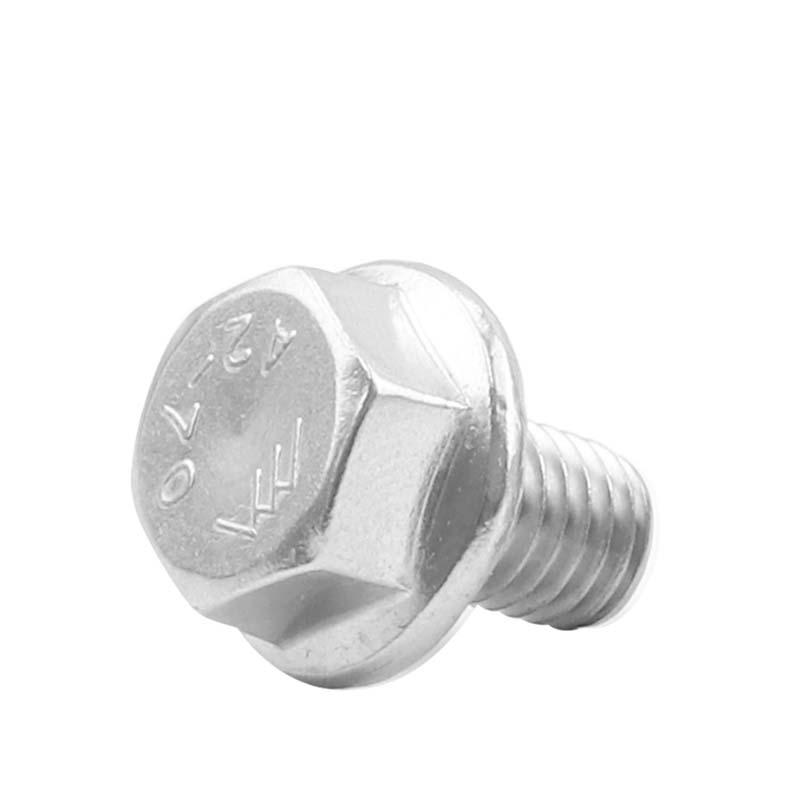 德素 不锈钢A级法兰面六角螺栓 M6*20 个高清大图