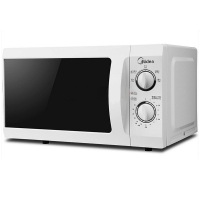 美的(Midea)微波炉20L家用转盘加热机械旋钮控制操作简便高效磁控管经久耐用M1-L213B/211APM20A0