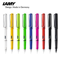 凌美(LAMY)Safari狩猎者钢笔墨水礼盒套装宝石蓝F尖