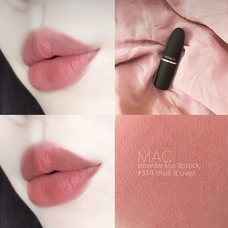魅可(MAC)磨砂系列新款热卖雾面丝绒哑光尤雾口红唇膏 314# MULL IT OVER蜜桃焦糖3g高清大图