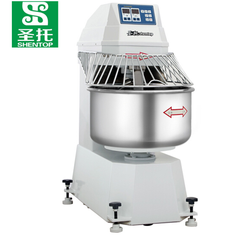 圣托(Shentop)和面机商用 50公斤面粉面包搅拌机 380V电动揉面机 50kg大型活面机 STJ-H100