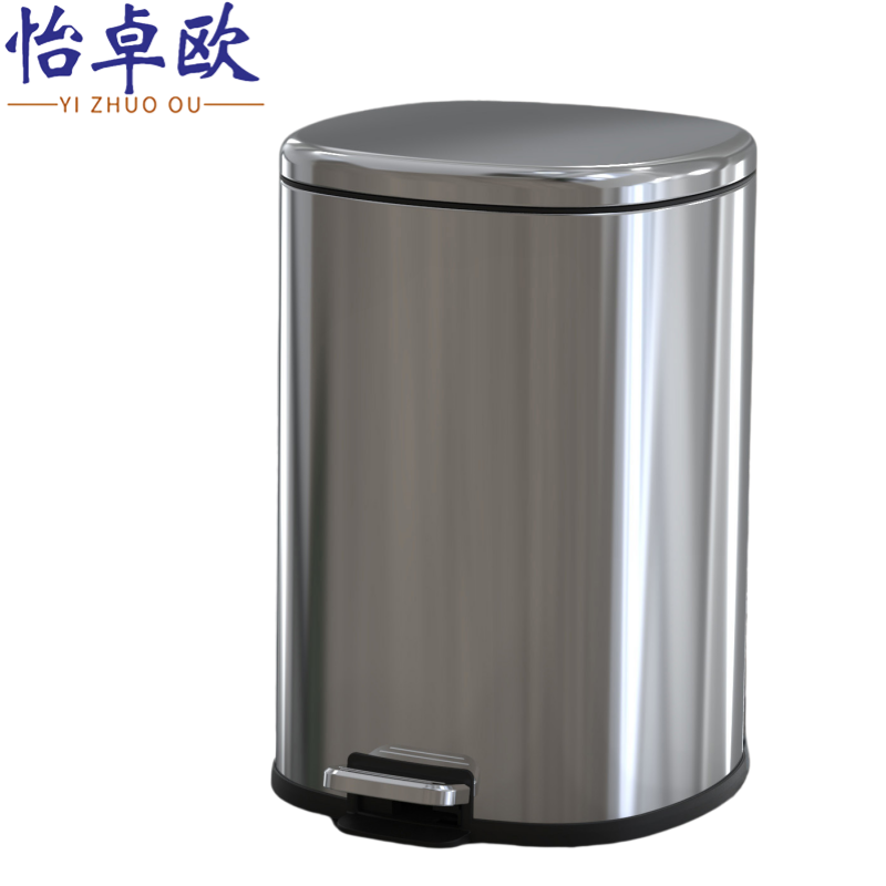 怡卓欧 不锈钢垃圾桶6L个