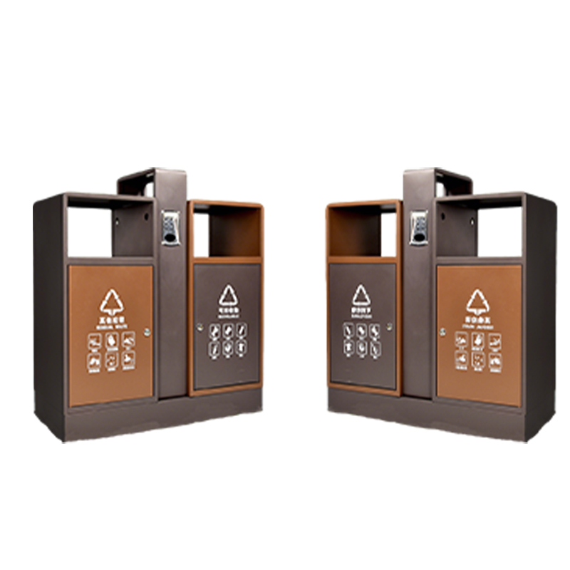 卫未来 户外垃圾桶 钛金桶88*38*98cm 个高清大图