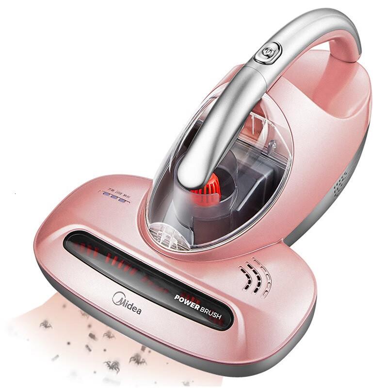 美的(Midea)B3除螨仪家用 吸尘除螨虫小型手持式紫外线杀菌VM1711[小旋风系列] 粉红色高清大图