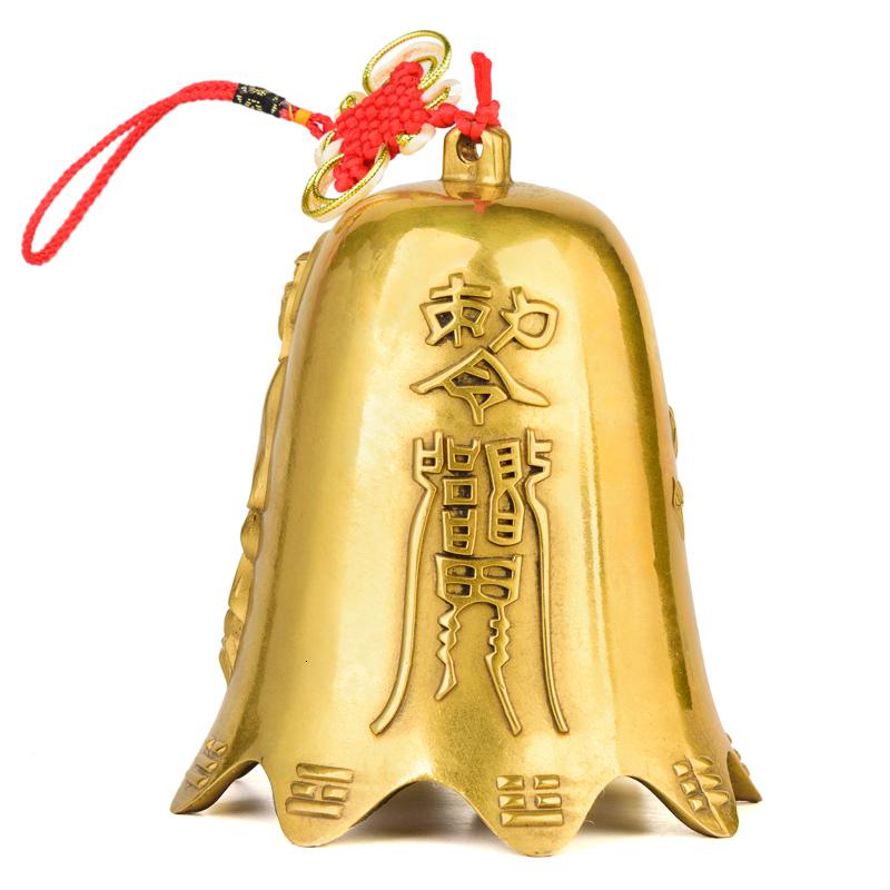 美帮汇铜铃铛挂件 铜风铃挂饰铜钟饰家居平安工艺品高清大图