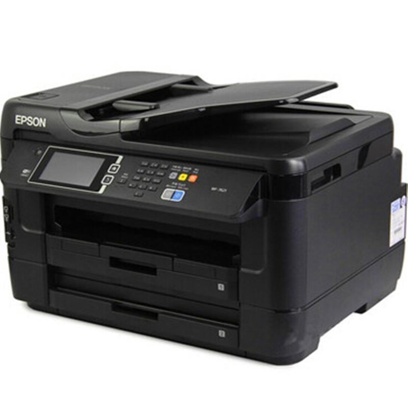 爱普生(EPSON)wf-7621彩色喷墨打印机一体机无线打印复印扫描传真A3+幅面