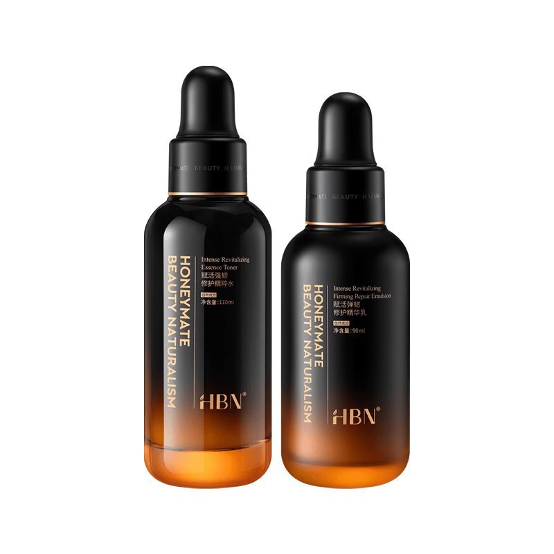 HBN 赋活弹韧修护水乳套装 精粹水110ml+精华乳90ml