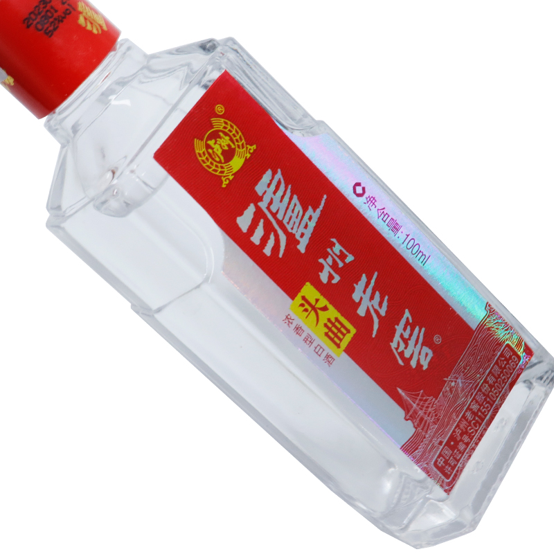 泸州老窖头曲小酒52度100ml*5瓶浓香型白酒光瓶装高清大图