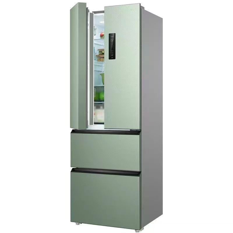 tcl冰箱 r315t1-d天青釉 315升t1法式四门分区养鲜冰箱变频一级 aat养