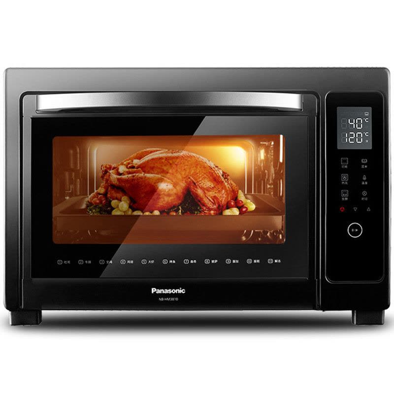 松下(Panasonic)NB-HM3810电烤箱家用烘焙 多功能全自动智能烤箱38升大容量 网红款图片