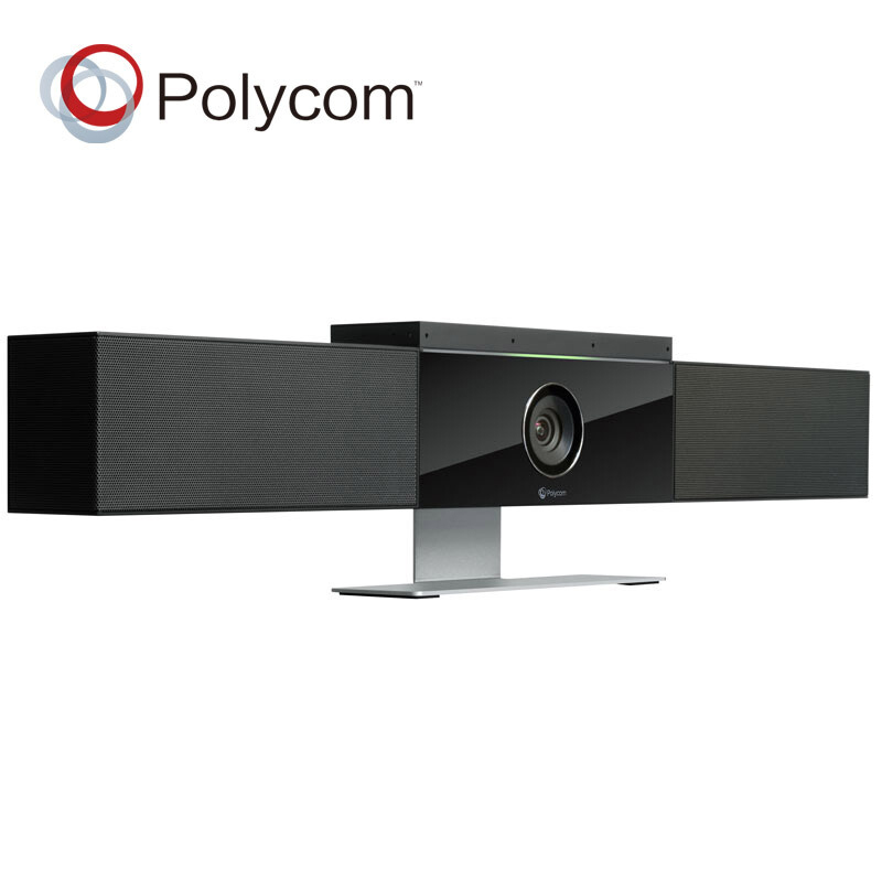 宝利通 POLYCOM studio 4K音视频会议一体机及高清摄像头 全向麦克风 /立体声扬声器 适合中小型会议室