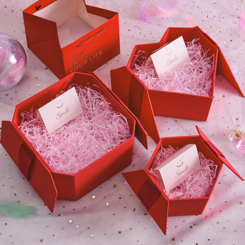 米魁盒ins风伴手礼包装礼盒空盒少女心盒子口红网红礼品生日创意