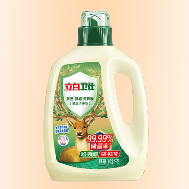 立白洗衣液1kg*1瓶青翠茶园卫仕天然植物除菌家用香氛持久留香高清大图