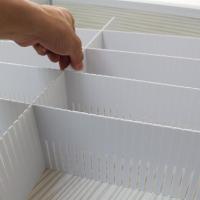 DIY加厚自由组合分类隔板 塑料内衣格子收纳分割整理格