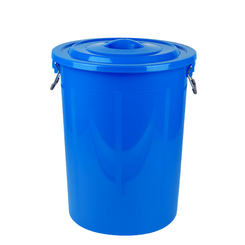 铭思达塑料桶100L带盖个高清大图