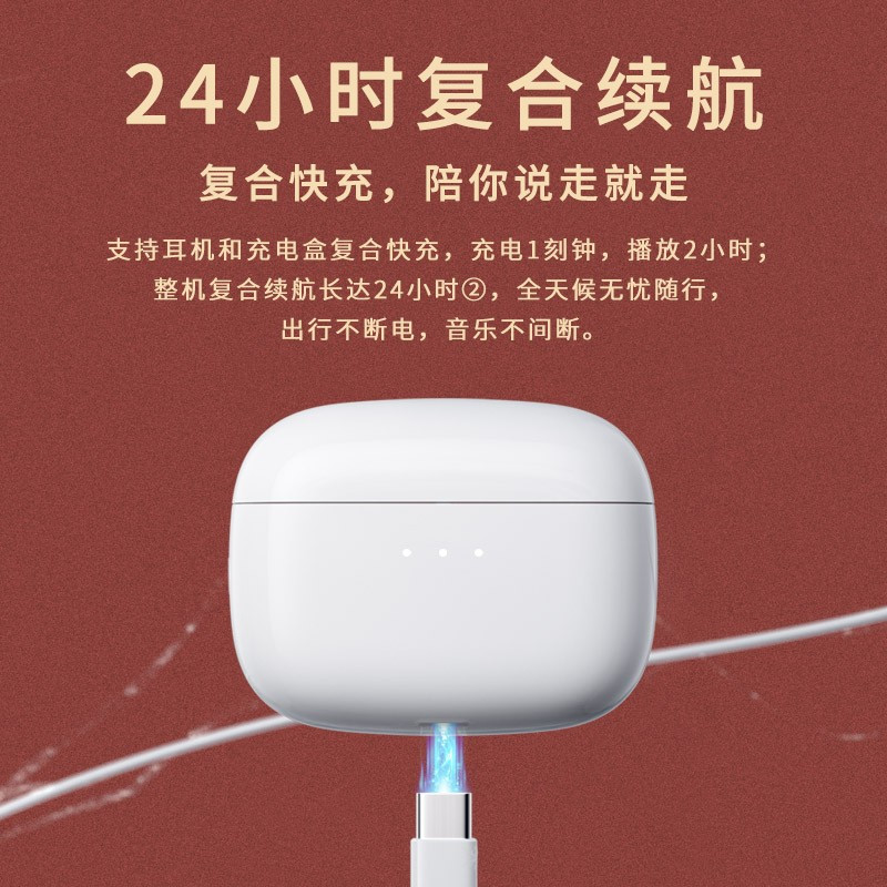 漫步者(EDIFIER) TWS NB3 真无线立体声降噪蓝牙耳机 星耀白