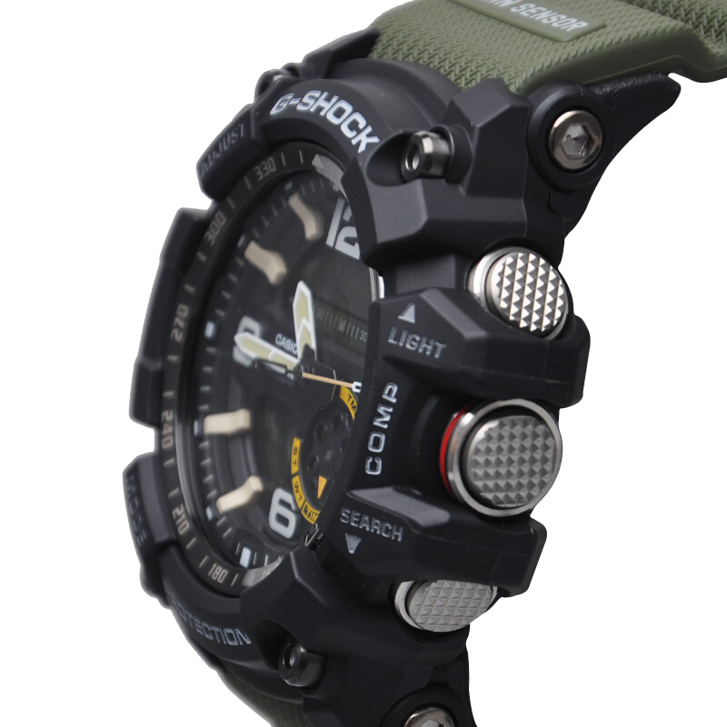 卡西欧(CASIO)手表 G-SHOCK系列 多功能运动 200米防水 电子男士手表GG-1000-1A3