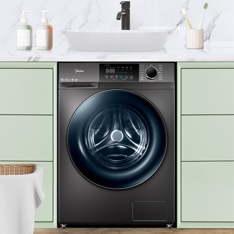 美的(midea)mg100v58wit滚筒洗衣机全自动 10公斤kg家用大容量变频