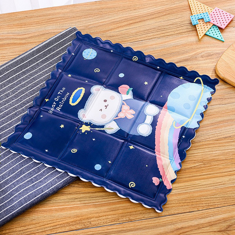 夏季学生卡通散热冰垫免注水降温凝胶冰凉坐垫汽车宠物冰凉垫批发高清大图