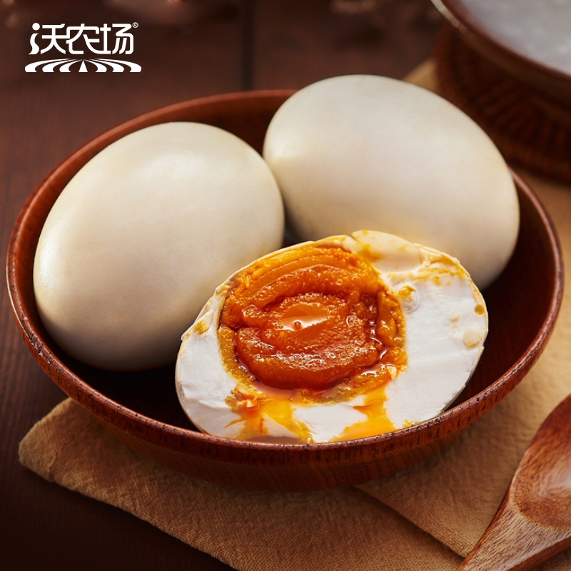 沃农场精装咸鸭蛋1.3kg(65g*20枚)/盒高清大图