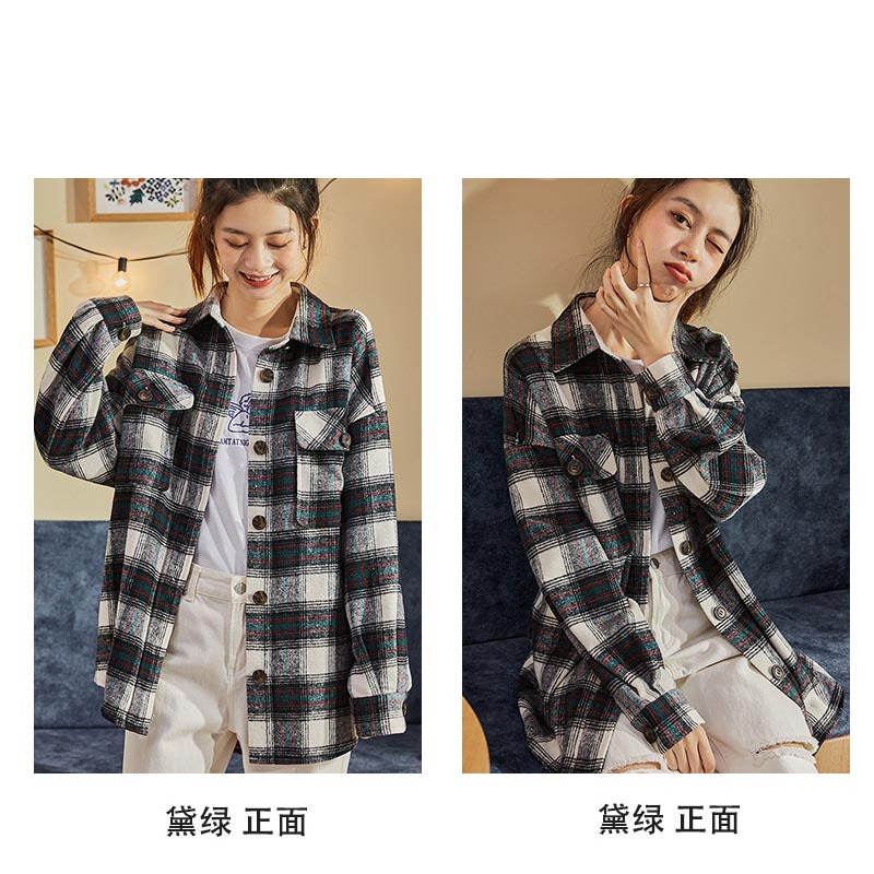 清仓唐狮春秋新款上衣女设计感小众百搭衬衣外套罩衫