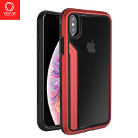 泰维斯(TGVI’S) iPhone X/XS手机壳 3米防摔金属全包硬壳透明壳苹果X/XS保护套 锋锐系列 5.8英寸