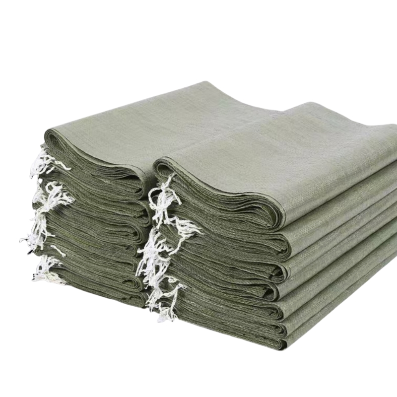 众慧创安 灰绿加厚编织袋 蛇皮袋子物流打包袋 麻袋 130×150cm 个高清大图