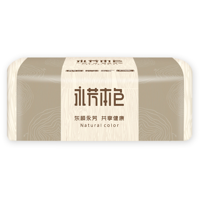 顺清柔本色抽纸3层85抽*3包面巾纸巾餐巾纸卫生纸家庭装