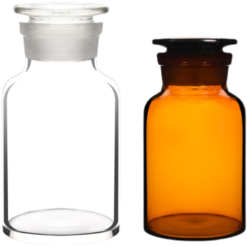 得宝 茶色磨口试剂瓶 (玻璃塞)250ml 1个