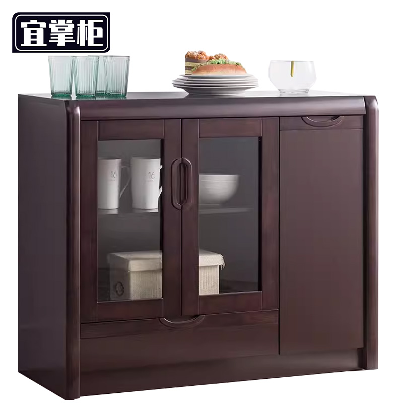 宜掌柜 木质矮柜 四门 台