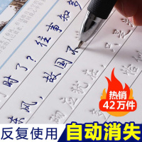 练字帖凹成人行书行楷书本男女生硬笔练字神器书法字帖反复使用 唐诗+基础+常用字(配30支笔芯)
