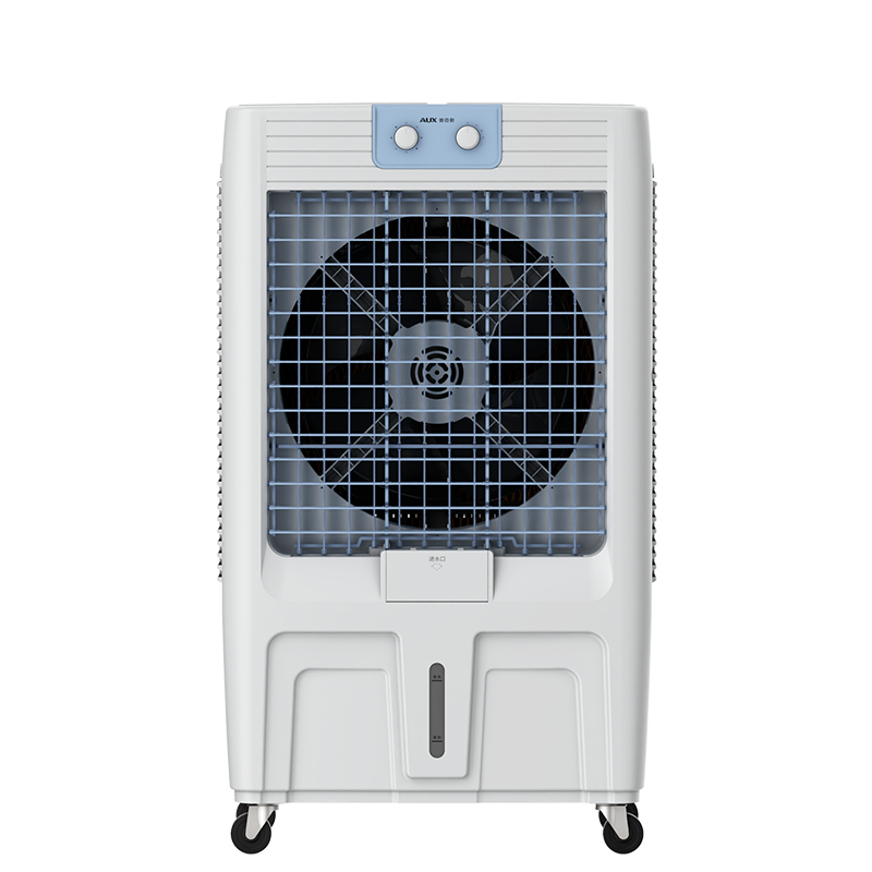 奥克斯水冷工业空调扇冷风扇冷风机遥控移动型蒸发式 可上加水加冰晶