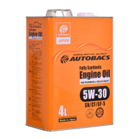 澳德巴克斯(AUTOBACS) 全合成机油 日本原装进口润滑油 SN 全合成5W-30 4升汽车用品