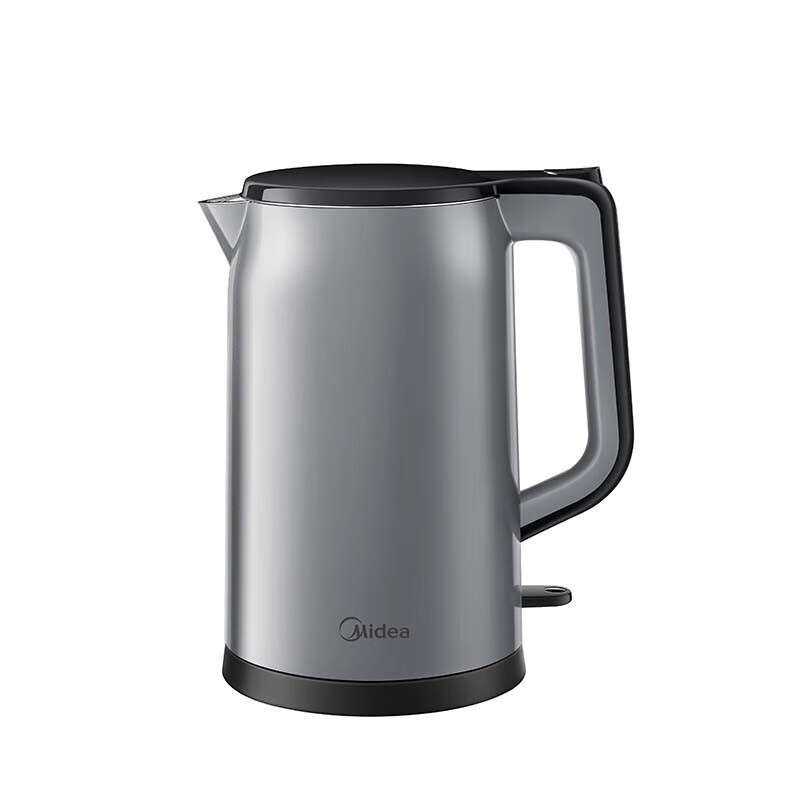 美的(Midea) 1.7L大容量电热水壶 MK-MS1732 灰色高清大图