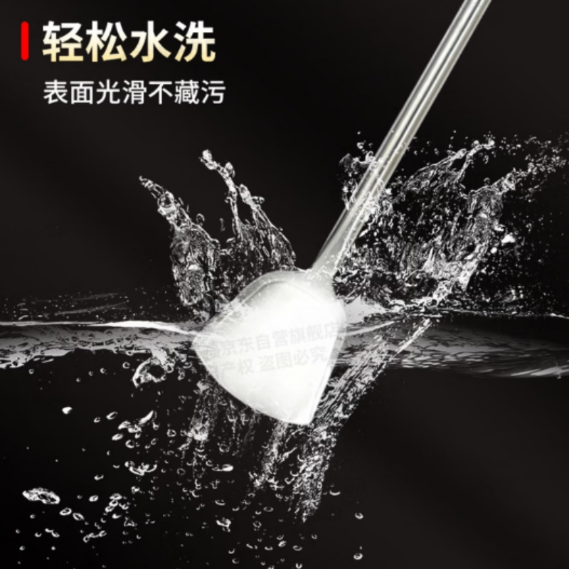 顺安联盾不锈钢大锅铲厨房炒菜铲食堂用大锅铲 大锅专用多用铲子 圆铲头高清大图