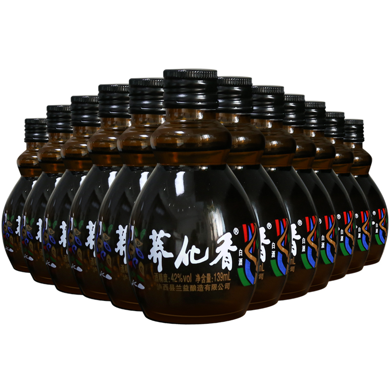 兰益42度苦荞酒白酒小瓶酒白酒口杯白酒139ml