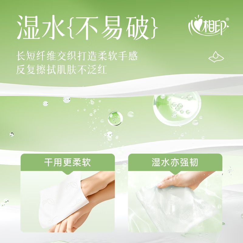 心相印抽纸[肖战同款]茶语丝享3层120抽*20包真S码 柔厚亲肤 纸巾整箱高清大图