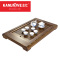 KAMJOVE/金灶 KW-39 鸡翅木实木茶盘 古典功夫茶具茶台茶海 整套茶具送金灶KP-90茶具加P-302茶渣桶