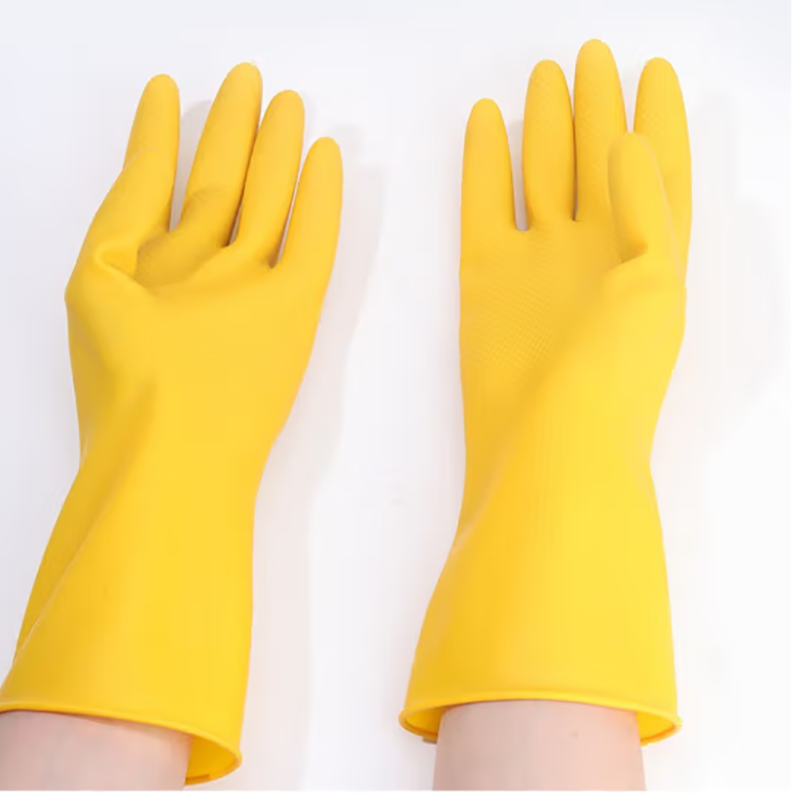 未易 天然橡胶保洁胶皮手套10双