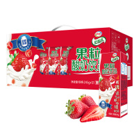 伊利 优酸乳果粒酸奶草莓味245g*12盒[9月]