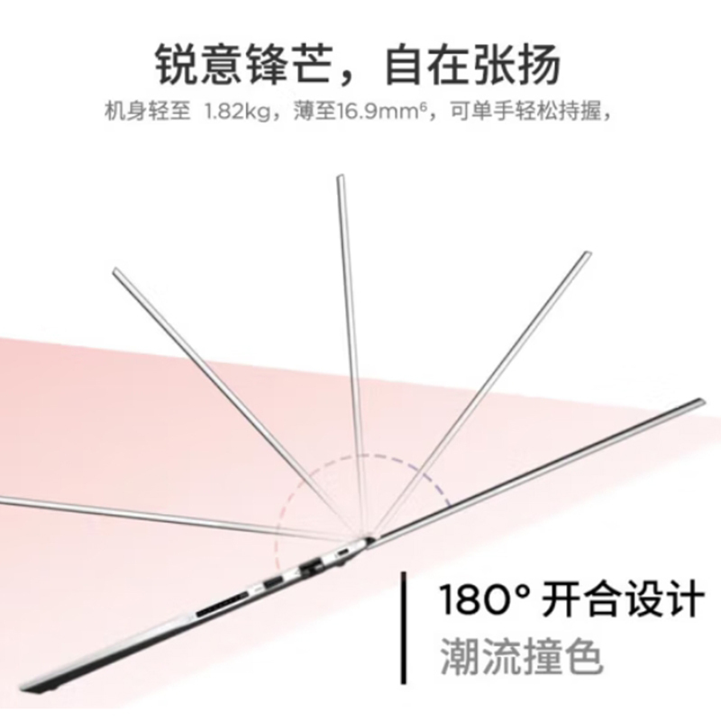 联想ThinkBook16英特尔酷睿i5 16英寸便携轻薄笔记本电脑13代i5-13500H 16G 1T2.5K高色域