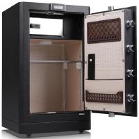 得力4044电子密码保险柜(黑色)智能防盗保险箱 防盗保险箱