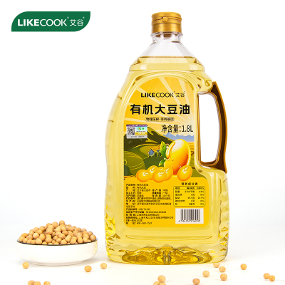 艾谷有机大豆油1.8L