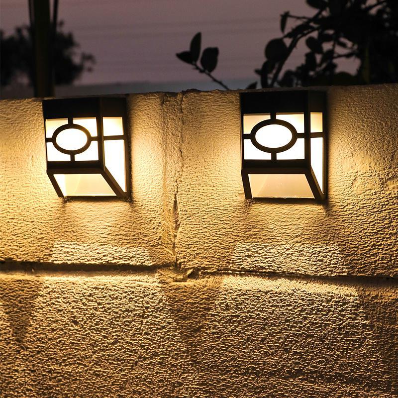 苏宁放心购太阳能户外庭院装饰灯家用花园别墅围墙室外