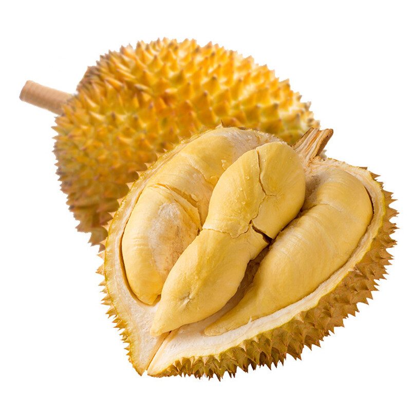 鲜木泰国金枕头榴莲带壳鲜榴莲当季新鲜水果热带水果金枕榴莲1个装78